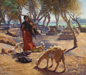 the-young-goat-herder-of-shobrah-egypt-ludwig-deutsch